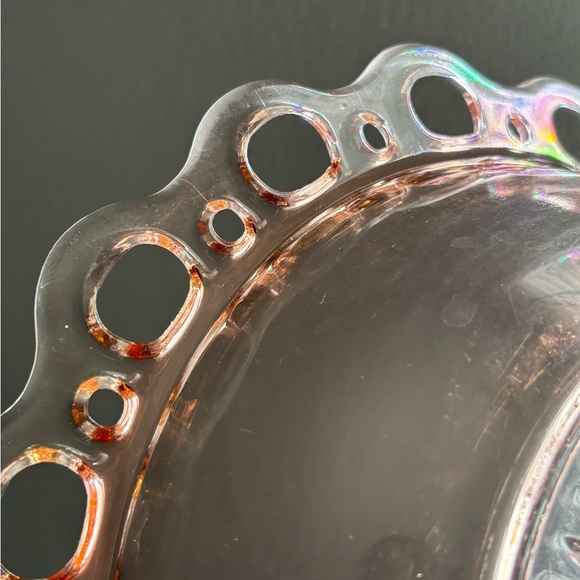 Anchor Hocking old colony pink depression glass bowl - Picture 12 of 13